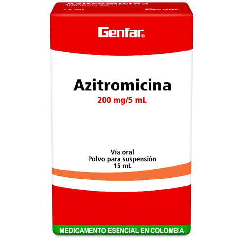 Azitromicina 200 Mg Suspension 15 Ml Gf