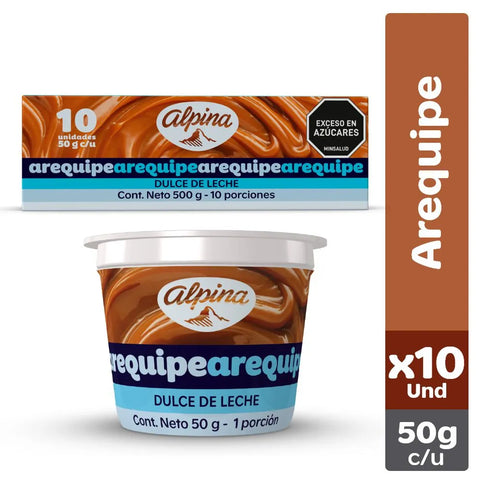 Arequipe Alpina Arequipito 50 Gr 10Und