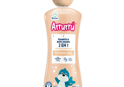 Champoo Y Baño Arrurru Natural 2 En 1 Avena 220 Ml
