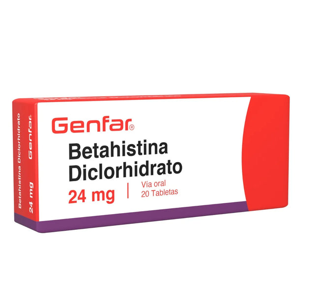 Betahistina 24 Mg 20 Tabletas Gf