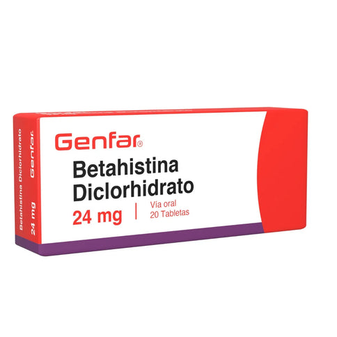 Betahistina 24 Mg 20 Tabletas Gf