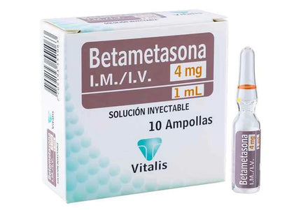 Betametasona 4 Mg/1 Ml 10 Ampollas Vt