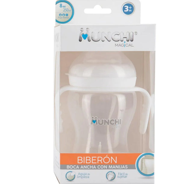 Biberon Munchi Boca Ancha 8 Oz
