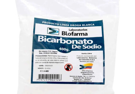 Bicarbonato De Sodio Dr.Sana 400 Gramos