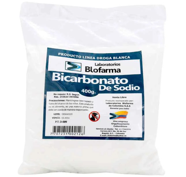 Bicarbonato De Sodio Dr.Sana 400 Gramos