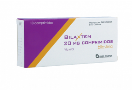 Bilaxten 20 Mg 10 Comprimido