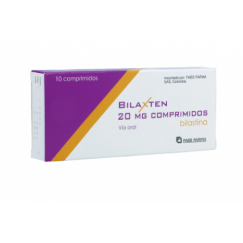 Bilaxten 20 Mg 10 Comprimido