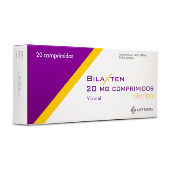 Bilaxten 20 Mg 20 Comprimido