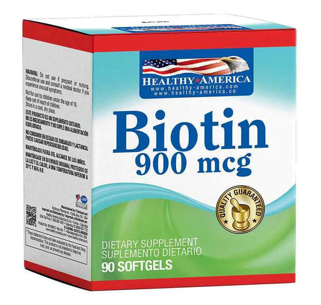 Biotin 900 Mg 90 Softgels