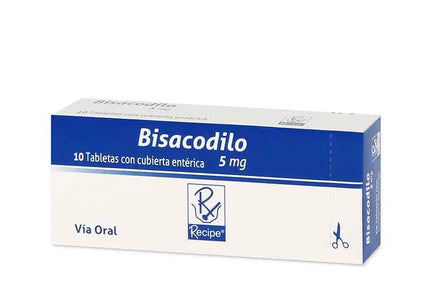 BISACODILO 5 MG 10 TABLETAS RC