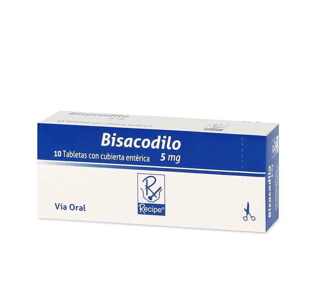 BISACODILO 5 MG 10 TABLETAS RC