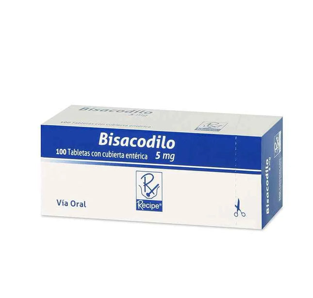 BISACODILO 5 MG 100 TABLETAS RC