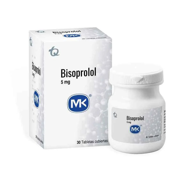 Bisoprolol 5 Mg 30 Tabletas Mk