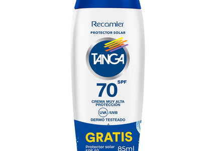 Bloqueador Tanga Spf70 X 220Ml Gratis Gel After Sun 85Ml
