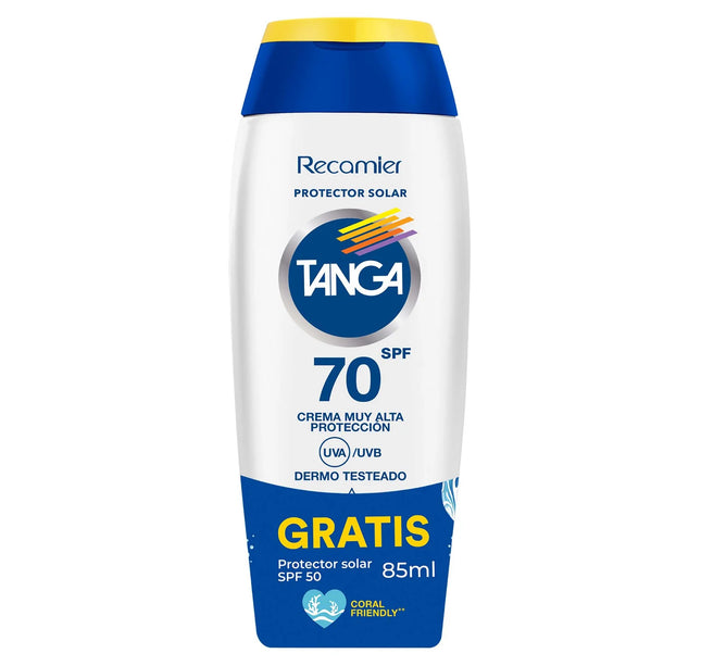 Bloqueador Tanga Spf70 X 220Ml Gratis Gel After Sun 85Ml