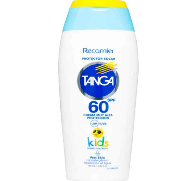 Bloqueador Tanga Spf 60 Kids Wet Skin 130 Ml