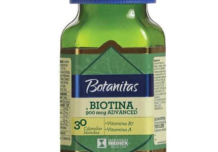 Biotina 900Mcg Advanced Botanit 30Cap
