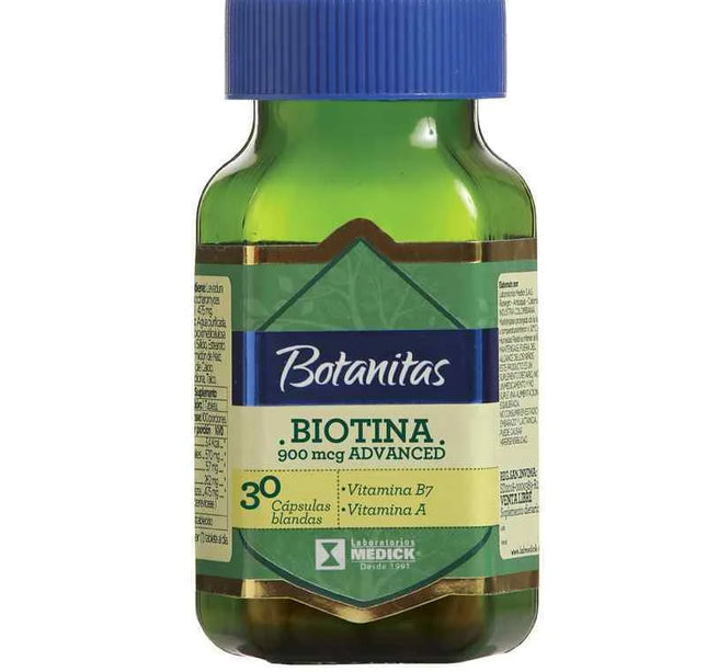 Biotina 900Mcg Advanced Botanit 30Cap