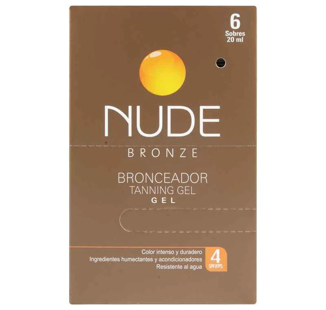 Bronceador Nude Bronze Tanga Gel 20Ml 6 Sobres