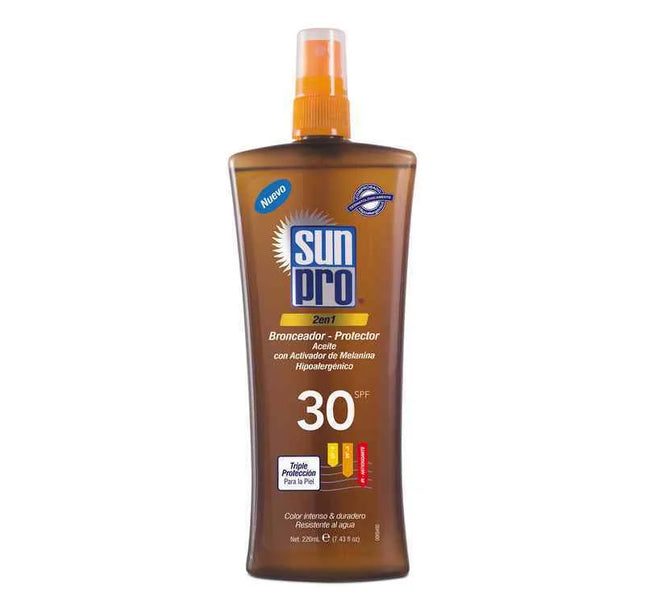 Bronceador Sun Pro Aceite Spf 30 220 Gr
