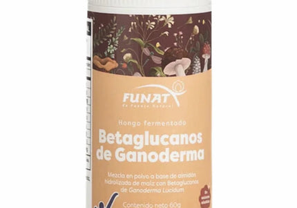 Betaglucanos Ganoderma Hongo 60 Gr Funat