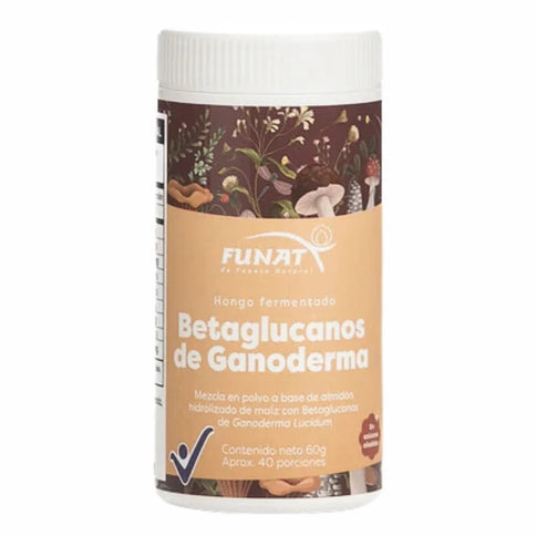 Betaglucanos Ganoderma Hongo 60 Gr Funat