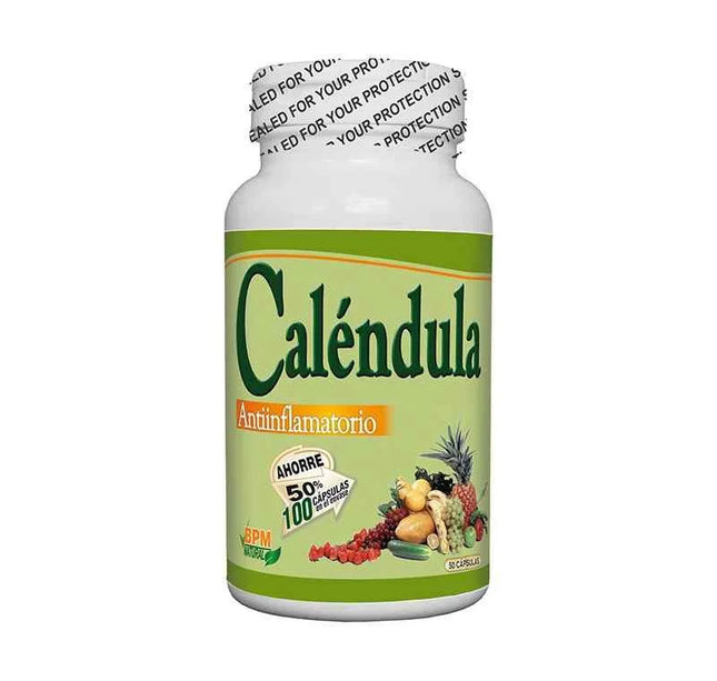 Caléndula 300 Mg 50 Capsulas Freshly + 50 Capsulas