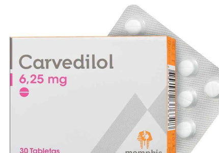 Carvedilol 6.25 Mg 30 Tab