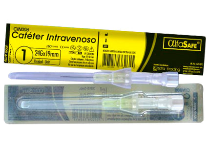 Cateter Alfa Intravenoso 24G X 3/4 19 Mm