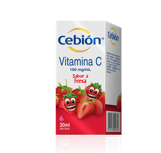 Cebion Gotas Fresa 30 Ml