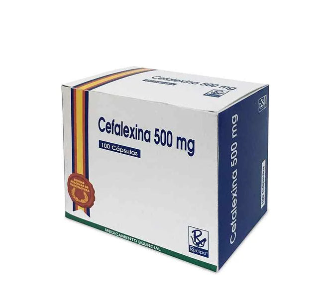 Cefalexina 500 Mg 100 Capsulas Recubiertas