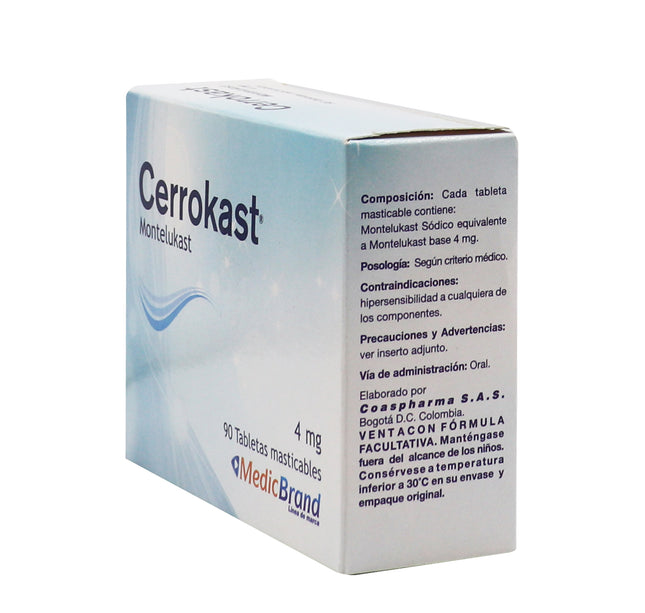 Cerrokast 4 Mg 90 Tbs(M) 84006 Coa