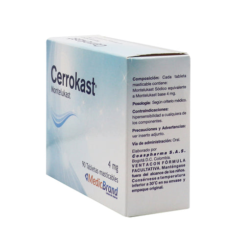 Cerrokast 4 Mg 90 Tbs(M) 84006 Coa