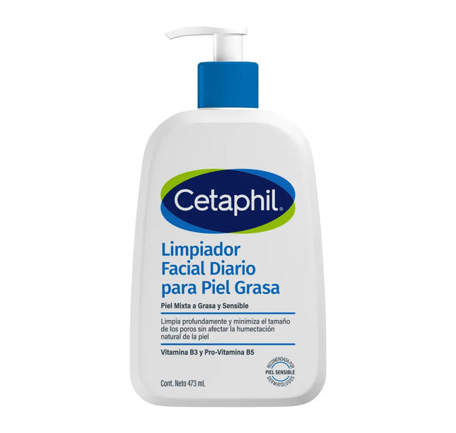 Cetaphil Gel Limpiador Facial Piel Grasa 473Ml