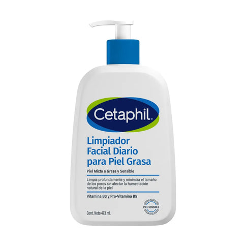 Cetaphil Gel Limpiador Facial Piel Grasa 473Ml
