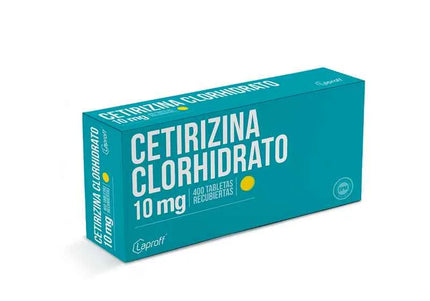 Cetirizina 10 Mg 400 Tabletas