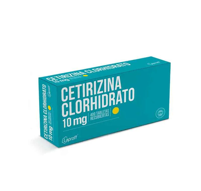 Cetirizina 10 Mg 400 Tabletas
