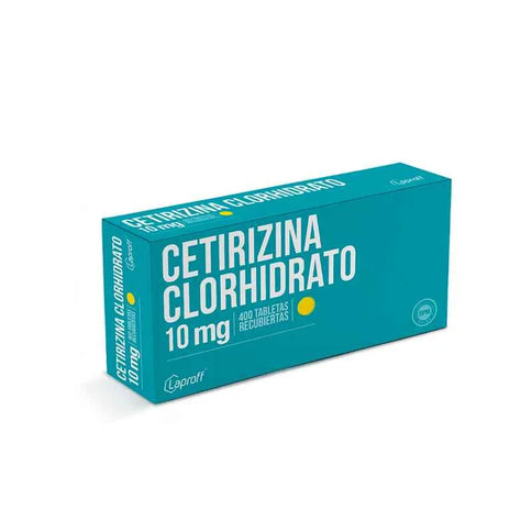 Cetirizina 10 Mg 400 Tabletas