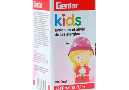 Cetirizina Jarabe 0.1% Kids 60 Ml Gf