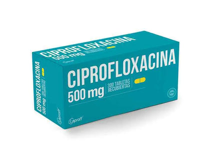 Ciprofloxacina 500 Mg 300 Tabletas
