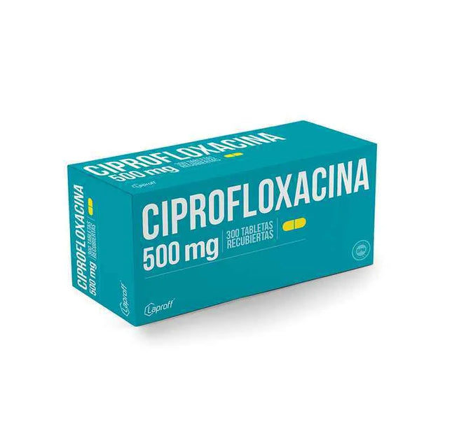 Ciprofloxacina 500 Mg 300 Tabletas