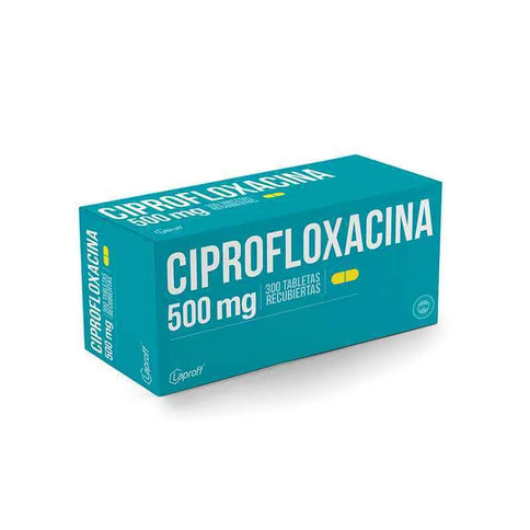 Ciprofloxacina 500 Mg 300 Tabletas