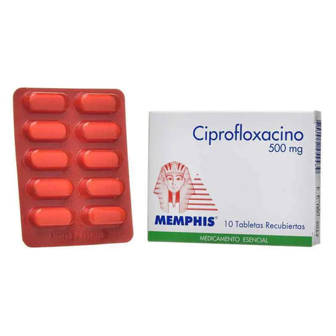 Ciprofloxacino 500 Mg 10 Tbs Mp