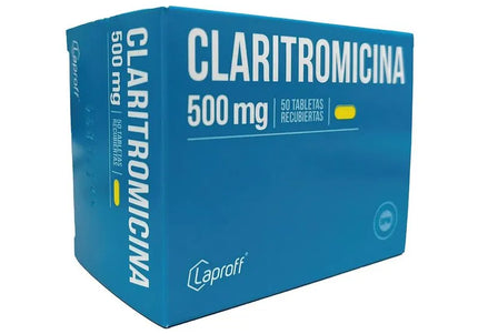 Claritromicina 500 Mg 50 Tbs