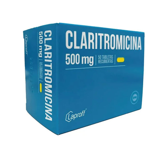 Claritromicina 500 Mg 50 Tbs