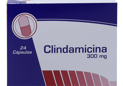 Clindamicina 300 Mg 24 Capsulas Coa