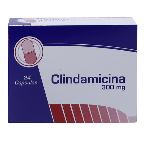 Clindamicina 300 Mg 24 Capsulas Coa