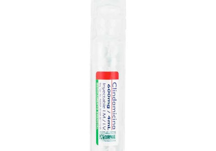 Clindamicina 600 Mg 4 Ml Ampolletas Corpaul