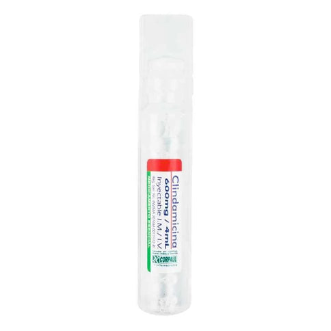 Clindamicina 600 Mg 4 Ml Ampolletas Corpaul