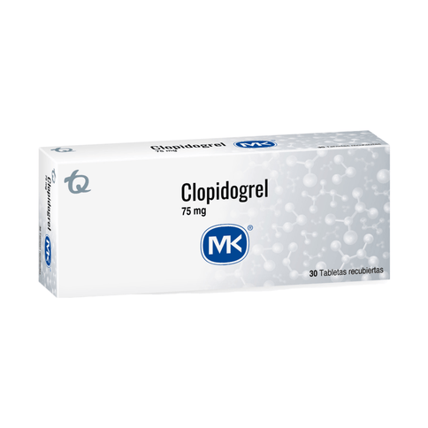 Clopidogrel 75 Mg 30 Tabletas Mkp46215